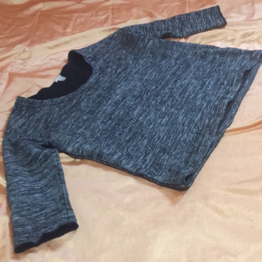 JCREW Lined Deep scoop neck top